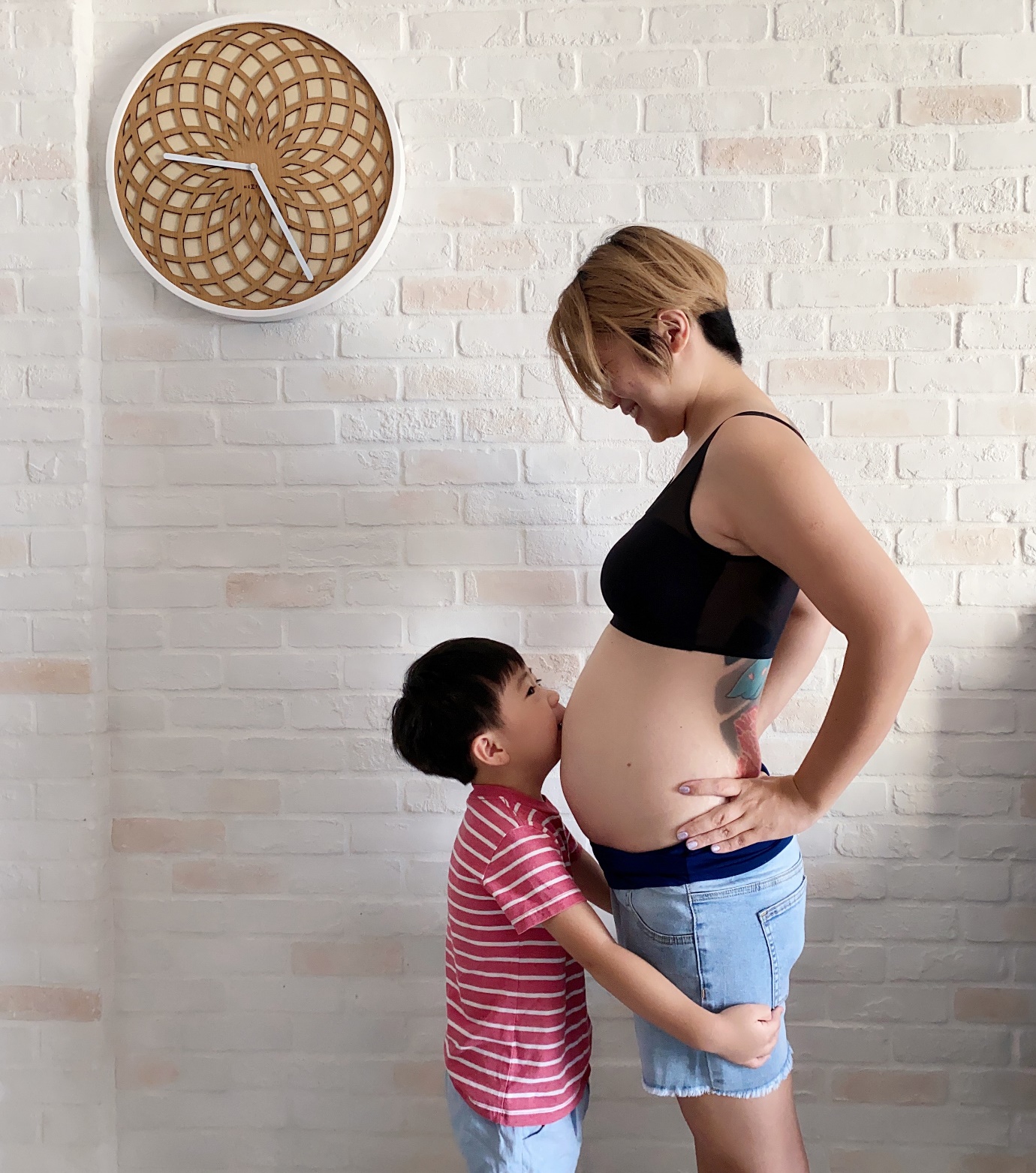 Baking in progress… yes, our family is growing!